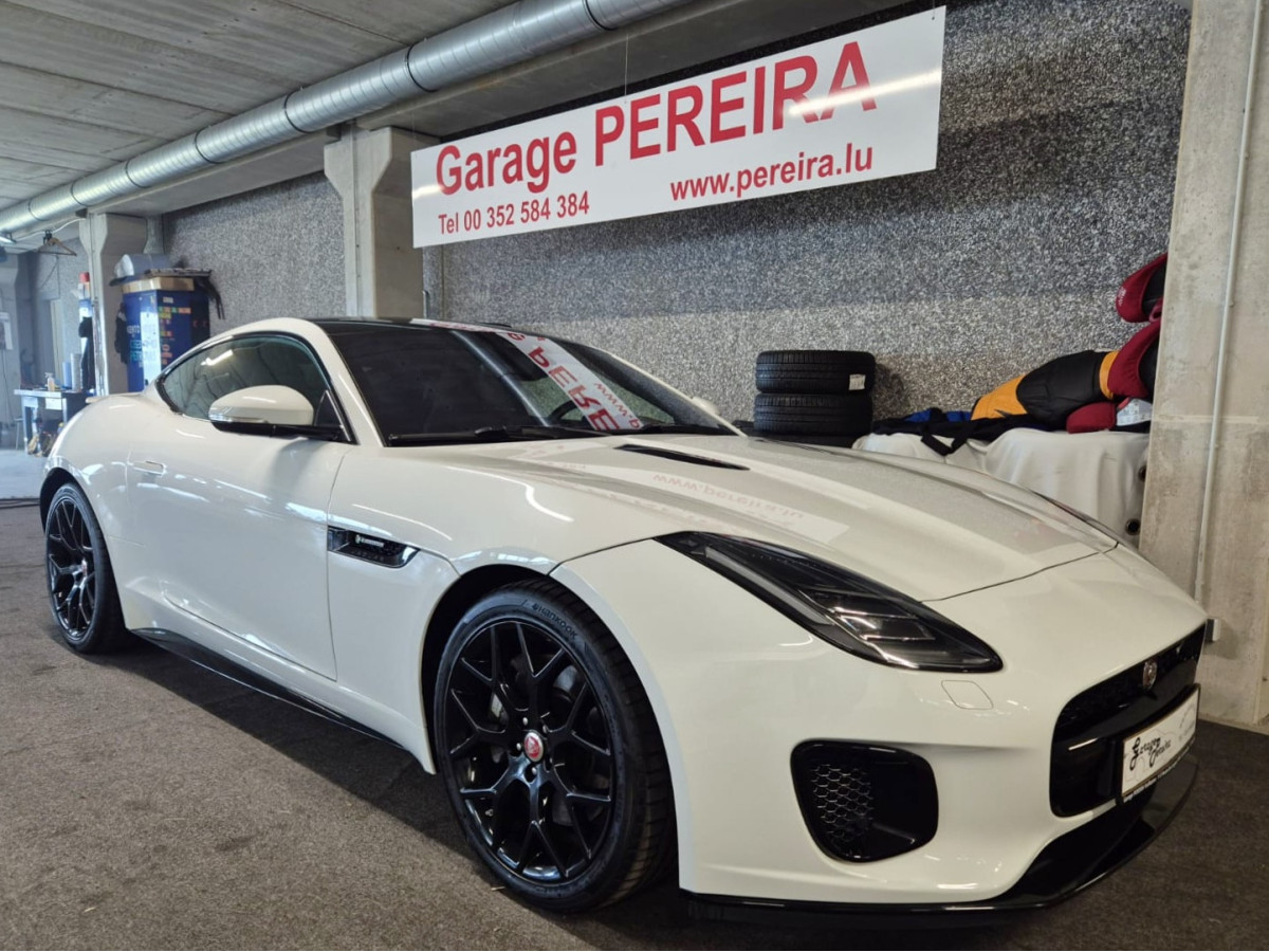 Jaguar F-Type 3.0 V6 P-340 COUPE R-DYNAMIC MERIDIAN PANO CUIR NAVI 1 HAND