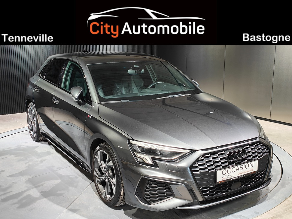 Audi A3 30 TFSI S-LINE S-TRONIC CUIR GPS CARPLAY VIRTUAL
