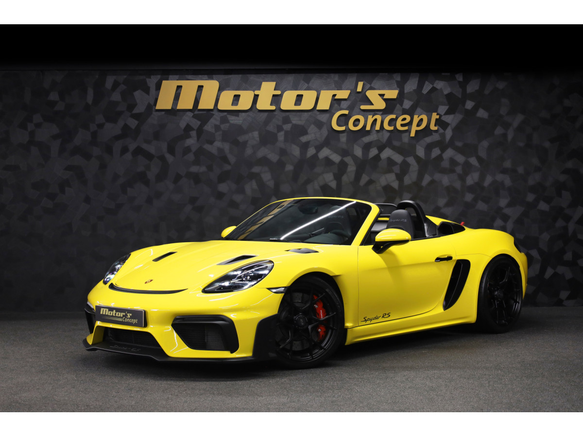 Porsche 718 Spyder RS PDK - Sièges Sport - JAUNE RACING