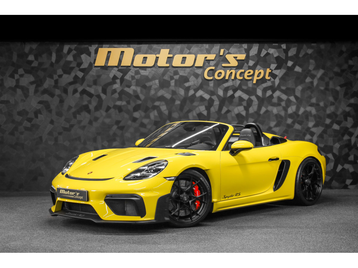 Porsche 718 Spyder RS PDK - Sièges Sport - JAUNE RACING