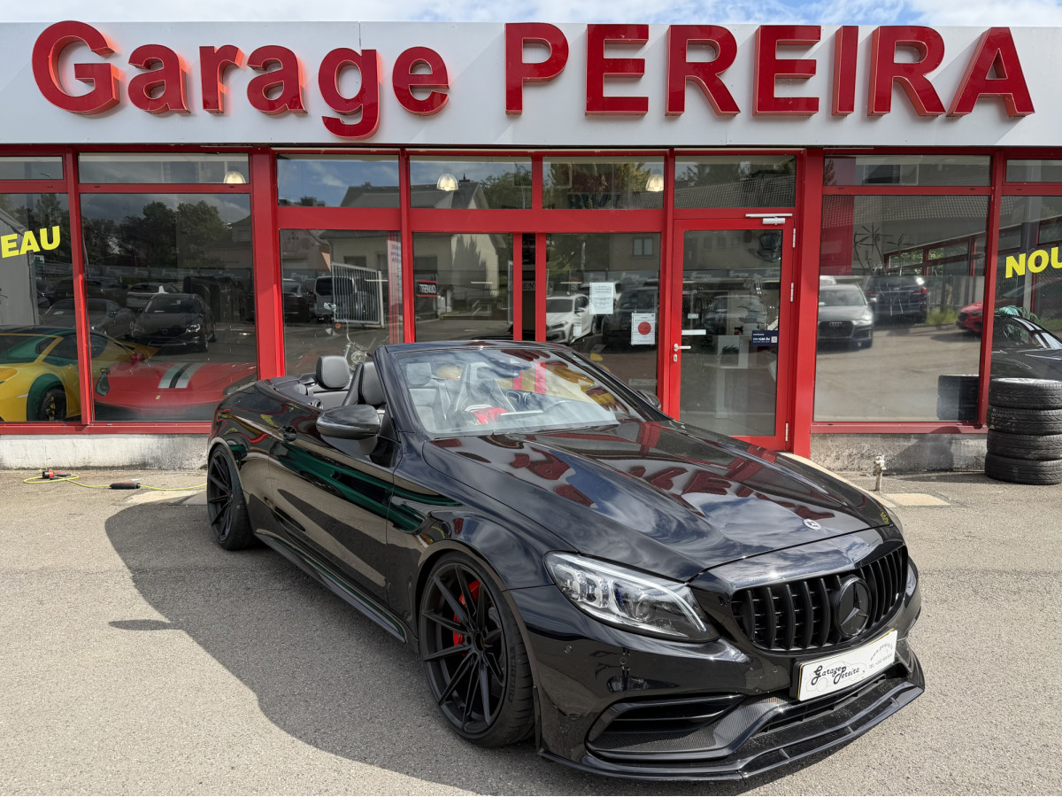 Mercedes-Benz C 63 AMG CABRIO S V8 BITURBO CARBON SPORTSITZE BURMESTER CUIR NAVI