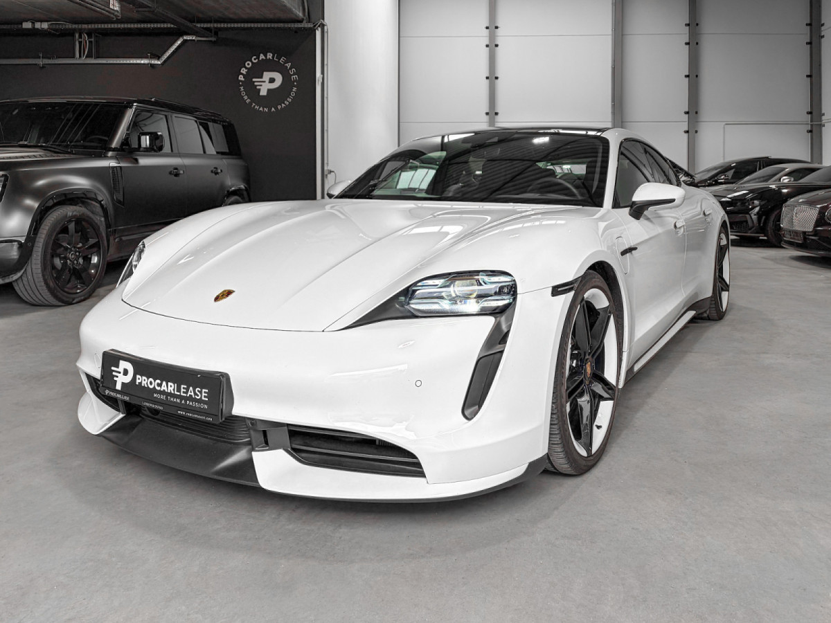 Porsche Taycan PORSCHE TAYCAN TURBO /APPROVED/ PURE WHITE | SPORT CHRONO | TOIT PANO | 21