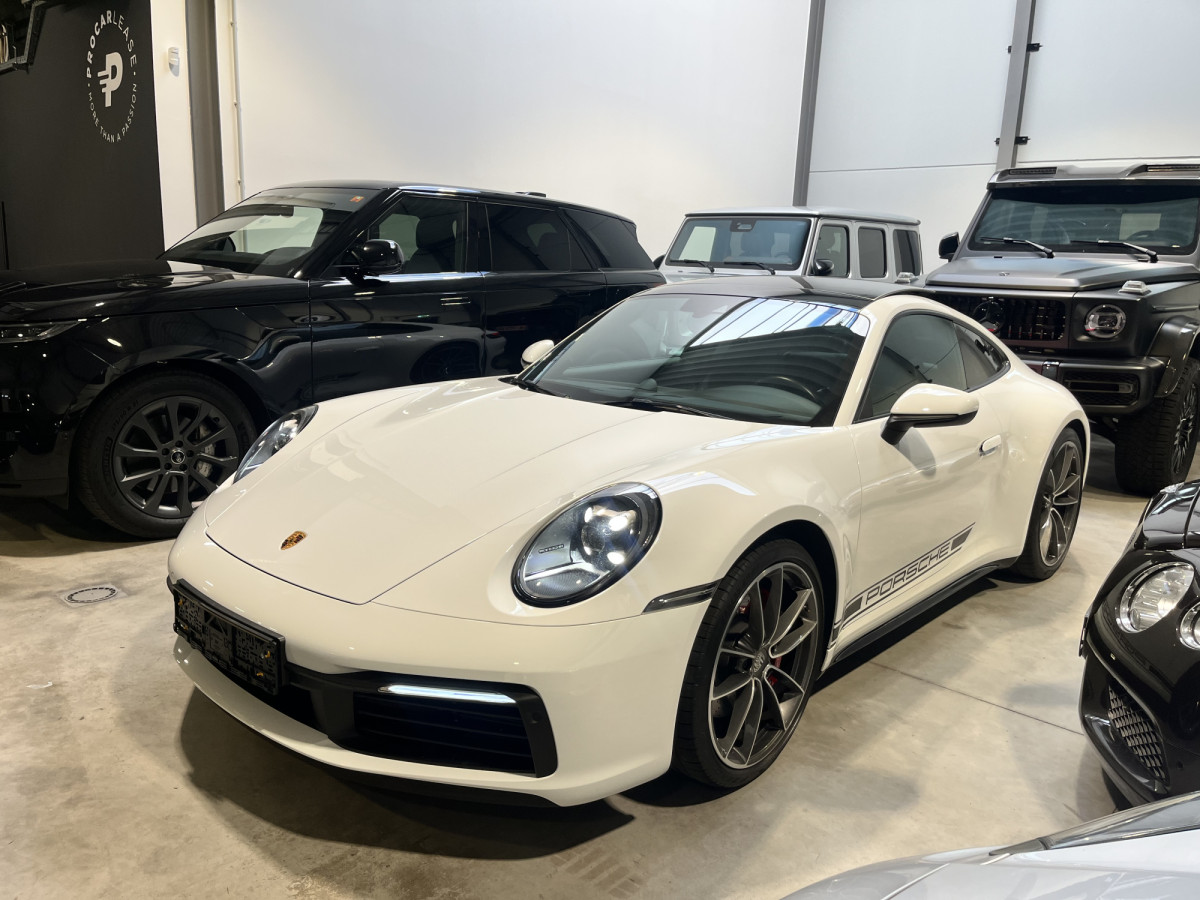 Porsche 911 992 CARRERA S - TOIT OUVRANT - PURE WHITE - SPORT CHRONO - PASM - PTV PLUS - BOSE