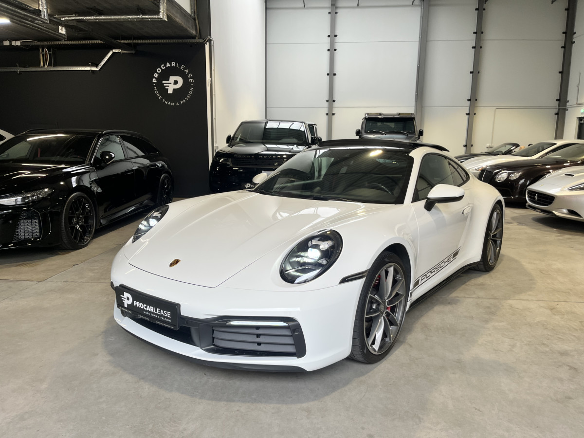 Porsche 911 992 CARRERA S - TOIT OUVRANT - PURE WHITE - SPORT CHRONO - PASM - PTV PLUS - BOSE
