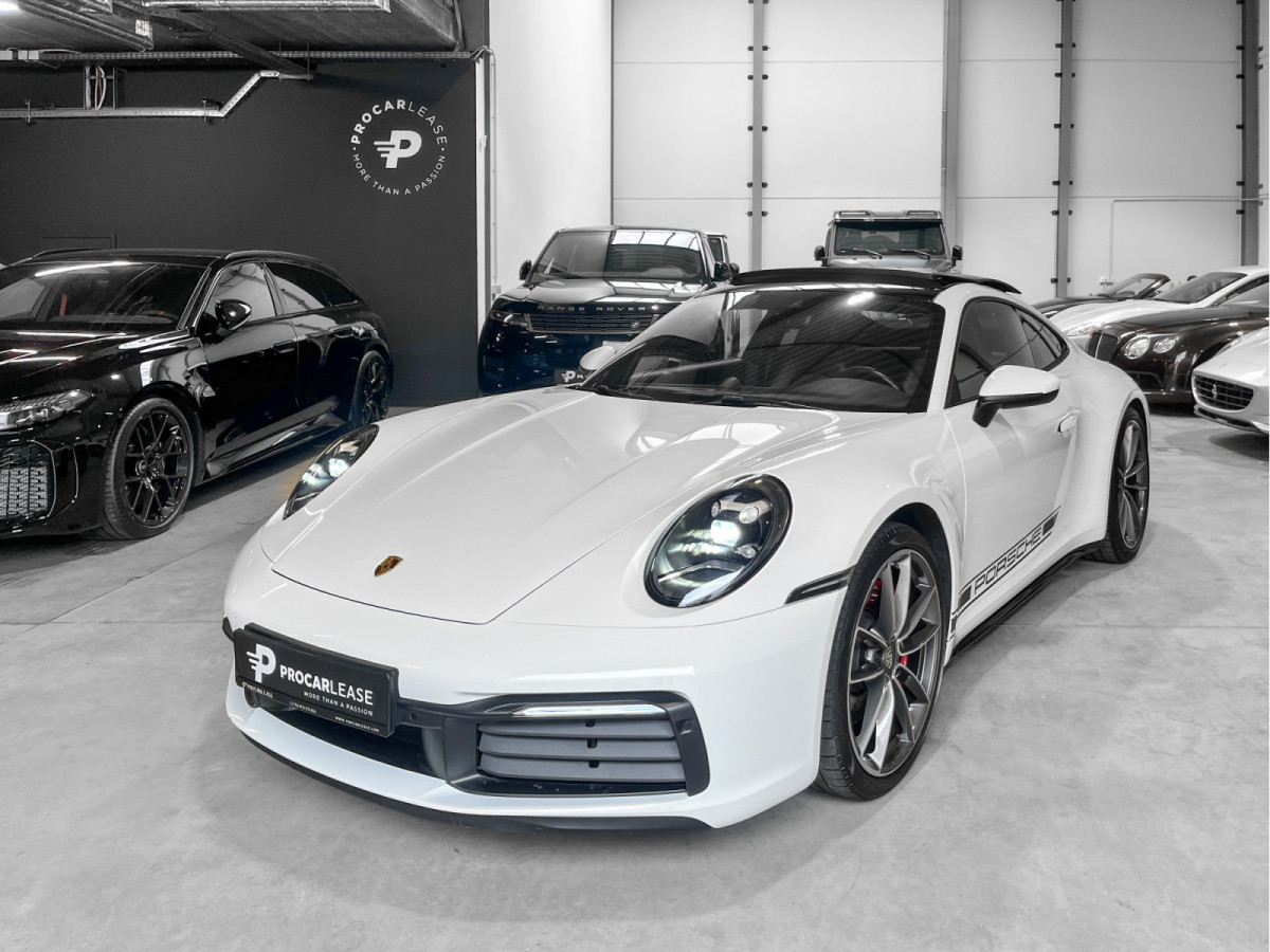 Porsche 911 992 CARRERA S - TOIT OUVRANT - PURE WHITE - SPORT CHRONO - PASM - PTV PLUS - BOSE