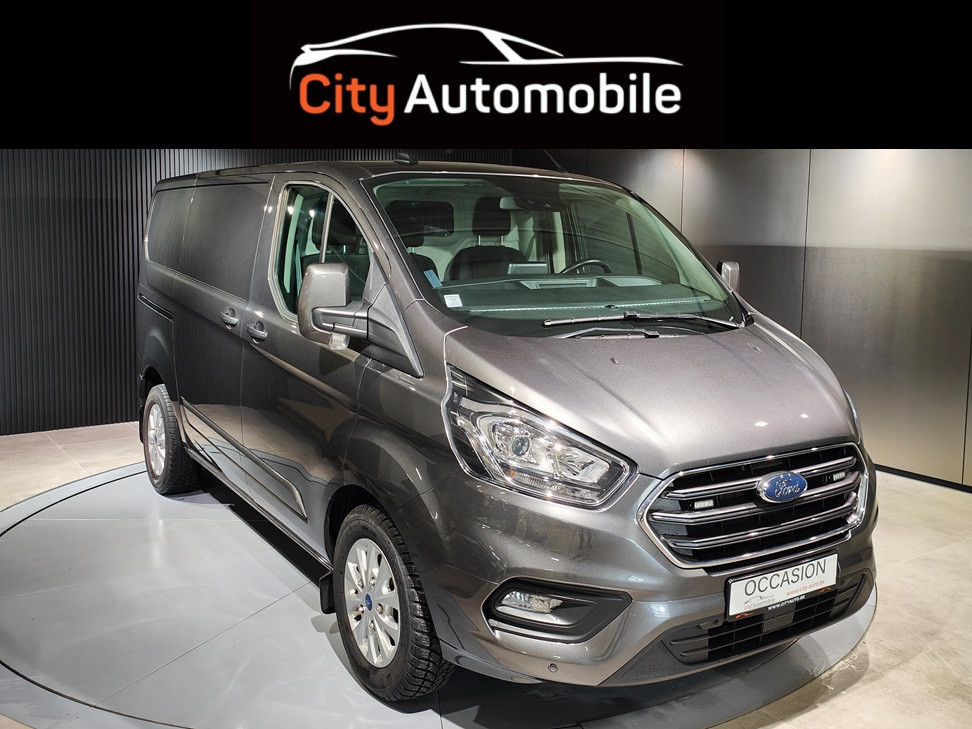 Ford Transit Custom 2.0 TDCI BOITE AUTO 3PLACES CAMERA CARPLAY CRUISE ATTELAGE