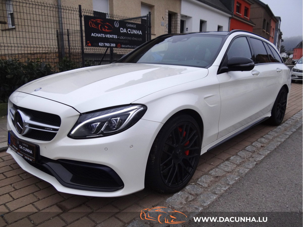 Mercedes-Benz C 63 AMG Break 63 S 510 FULL CARBON EXT+INT BURMESTER CUIR LED NAVI PANORAMIQUE