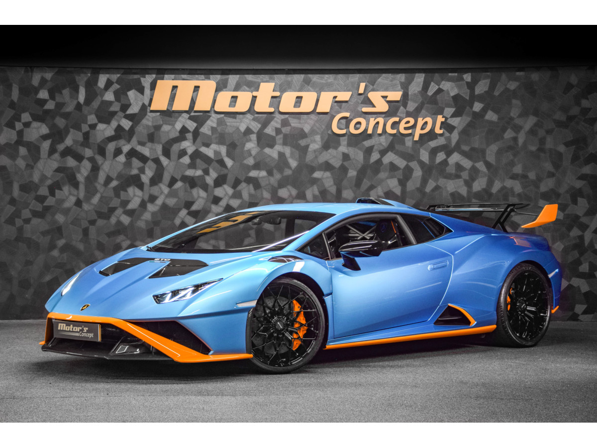 Lamborghini Huracán STO - BLUE AEGIR / ARANCIO CALIFORNIA - PACK CARBONE