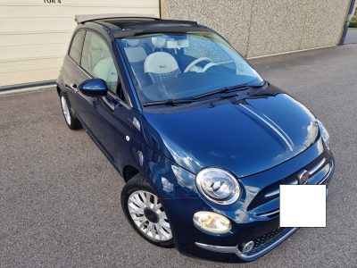 Fiat 500C Cabriolet 1.2 69 CV Lounge Garantie 12 Mois