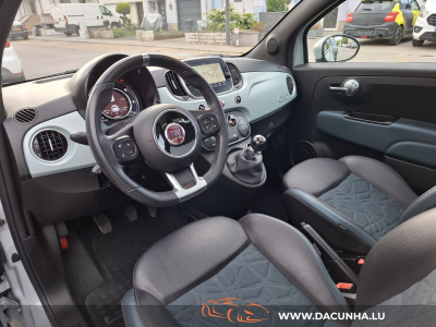 Fiat 500 1.0i Hybrid  TOIT PANO, REGUL., CUIR, NAVI, PARKTRONIC, GARANTIE