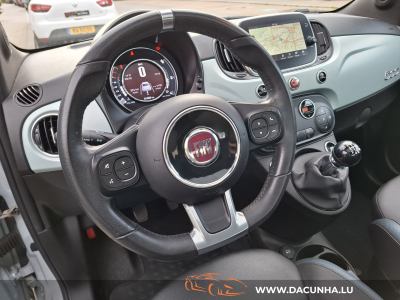 Fiat 500 1.0i Hybrid  TOIT PANO, REGUL., CUIR, NAVI, PARKTRONIC, GARANTIE