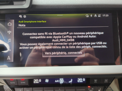 Audi A3 30 TDI GPS CAMERA CARPLAY CUIR CHAUFFANTS CRUISE