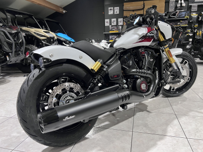 Indian 101 Scout Classic Ltd + Tech White  Metallic  w/ graphics