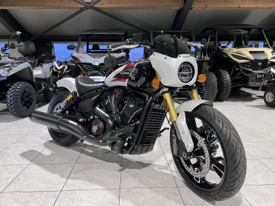 Indian 101 Scout Classic Ltd + Tech White  Metallic  w/ graphics