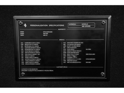 Ferrari 488 Spider 3.9 V8 - BLU CORSA