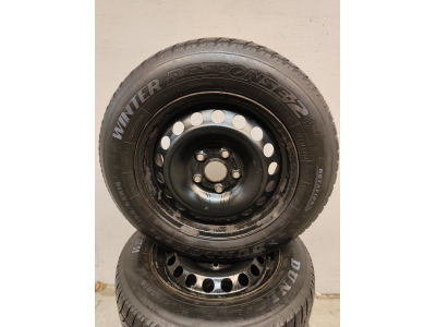 Jantes acier + Pneus hiver 15