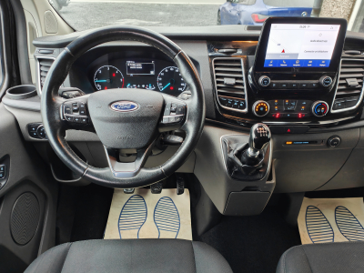 Ford Transit Custom 2.0 TDCI DOUBLE CABINE 6 PLACES GPS CARPLAY CAMERA
