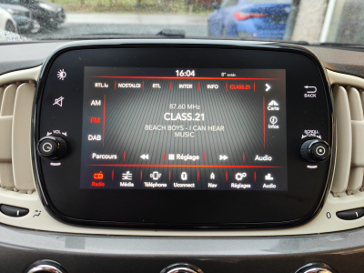 Fiat 500 1.2 GPS TOIT PANO CLIM CRUISE BLUETOOTH