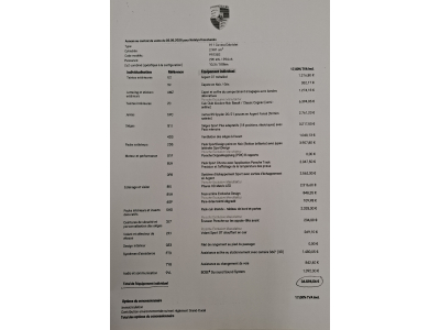 Porsche 992 FACELIFT CARRERA CABRIO PACK CHRONO BOSE CUIR NAVI 1 HAND 360°