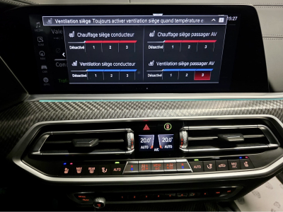 BMW X6 M COMPÉTITION 4.4 V8 XDRIVE DKG CARBON HEAD UP BOWERS & WILKINS PANO CUIR NAVI 1 HAND