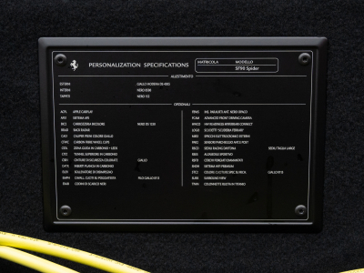 Ferrari SF90 Spider CARBONE | LIFT | CAMERA 360 | JBL | TVA