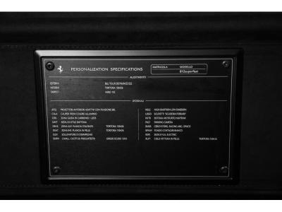 Ferrari 812 Superfast 6.5 V12 - BLEU TOUR DE FRANCE