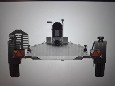 CARMAX Porte-moto Simple essieu Alu