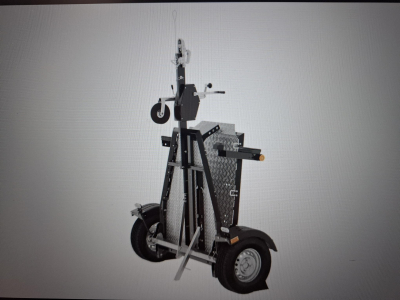 CARMAX Porte-moto Simple essieu Alu