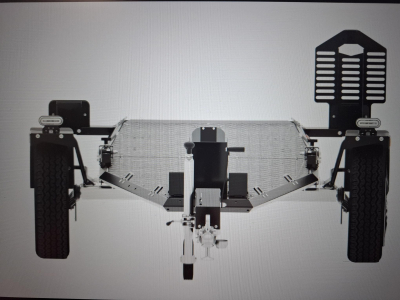 CARMAX Porte-moto Simple essieu Alu