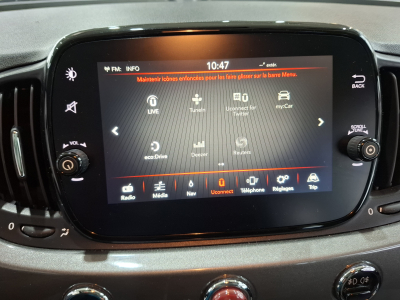 Fiat 500 Lounge , PANORAMIQUE, BLUETOOTH, ALU 15,CLIMA, GARANTIE