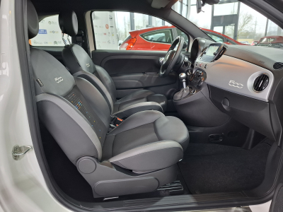Fiat 500 1.0 hybride, HEY GOOGLE, NAVI, BEATS, BLUETOOTH, ALU 16,CUIR,  GARNTIE