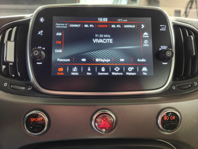 Abarth 595 Turismo 70th anniversary CLIM AUTO GPS CARPLAY CUIR USB