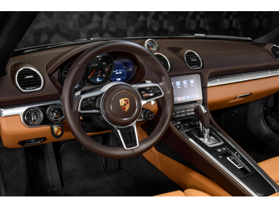 Porsche 718 Boxster 2.0 - CUIR EXPRESSO / COGNAC