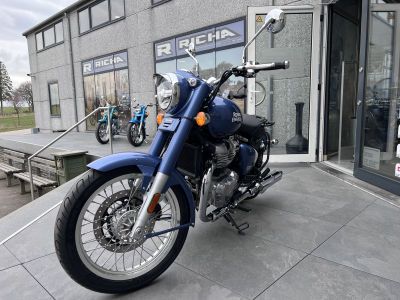 Royal Enfield Classic 650 Bruntingthorpe blue
