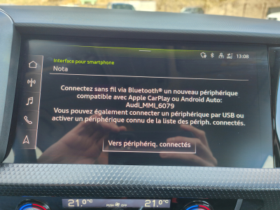 Audi A1 25 TFSI GPS CARPLAY CRUISE CLIM RADAR AV/AR