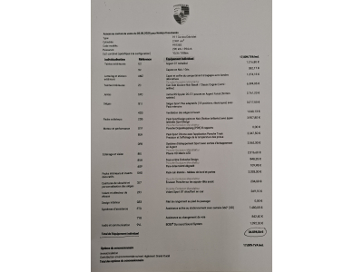 Porsche 992 FACELIFT CARRERA CABRIO PACK CHRONO BOSE CUIR NAVI 1 HAND 360°