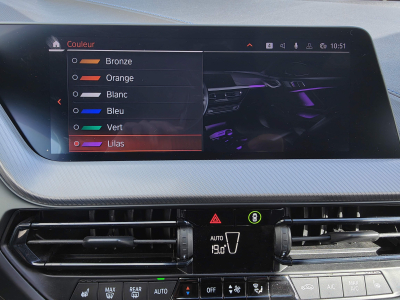 BMW 120 120iA SDRIVE PACK M GPS CARPLAY SIEGES CHAUFFANTS ECLAIRAGE AMB