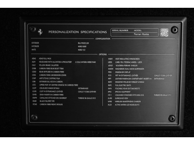 Ferrari Roma V8 - BLU POZZI / GIALLO