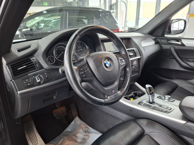 BMW X3 XDRIVE 28i Pack M, CUIR, NAVI, PANORAMA, 4*4, BLUETOOTH, ALU 19'', GARANTIE, CARNET D'ENTRETIEN