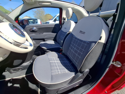 Fiat 500C 1.2 Lounge - Automatique - Navi - Carplay - Semi-cuir