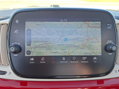 Fiat 500C 1.2 Lounge - Automatique - Navi - Carplay - Semi-cuir