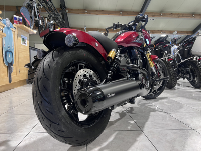Indian 101 Scout Sunset Red Metallic with Graphics