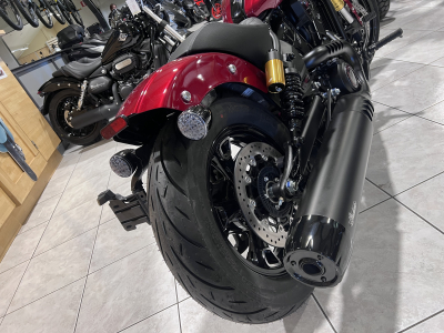 Indian 101 Scout Sunset Red Metallic with Graphics
