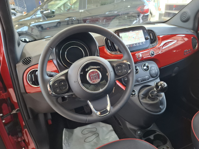 Fiat 500 1.0 Hybrid 70, EDITION RED, 1 HAND, NAVI, ALU 16'',REGUL ,PANORAMIQUE, PDC, CLIMA,