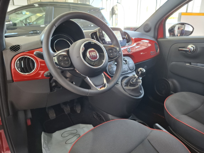 Fiat 500 1.0 Hybrid 70, EDITION RED, 1 HAND, NAVI, ALU 16'',REGUL ,PANORAMIQUE, PDC, CLIMA,