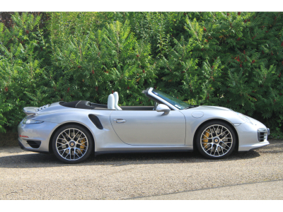Porsche 911 (991) TURBO S CABRIOLET | ARGENT GT | PDLS+ | CARBON | PCCB | BURMEISTER