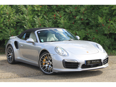 Porsche 911 (991) TURBO S CABRIOLET | ARGENT GT | PDLS+ | CARBON | PCCB | BURMEISTER