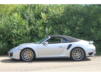Porsche 911 (991) TURBO S CABRIOLET | ARGENT GT | PDLS+ | CARBON | PCCB | BURMEISTER