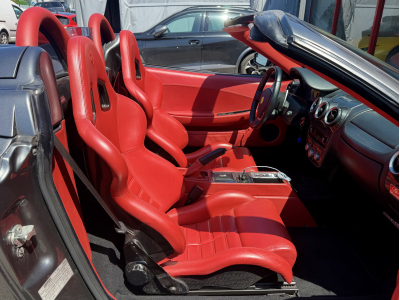 Ferrari F430 SPIDER RACING SITZE CUIR NAVI