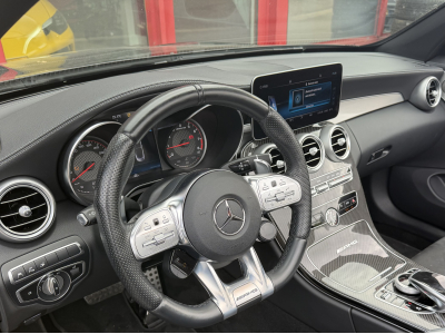 Mercedes-Benz C 63 AMG CABRIO S V8 BITURBO CARBON SPORTSITZE BURMESTER CUIR NAVI